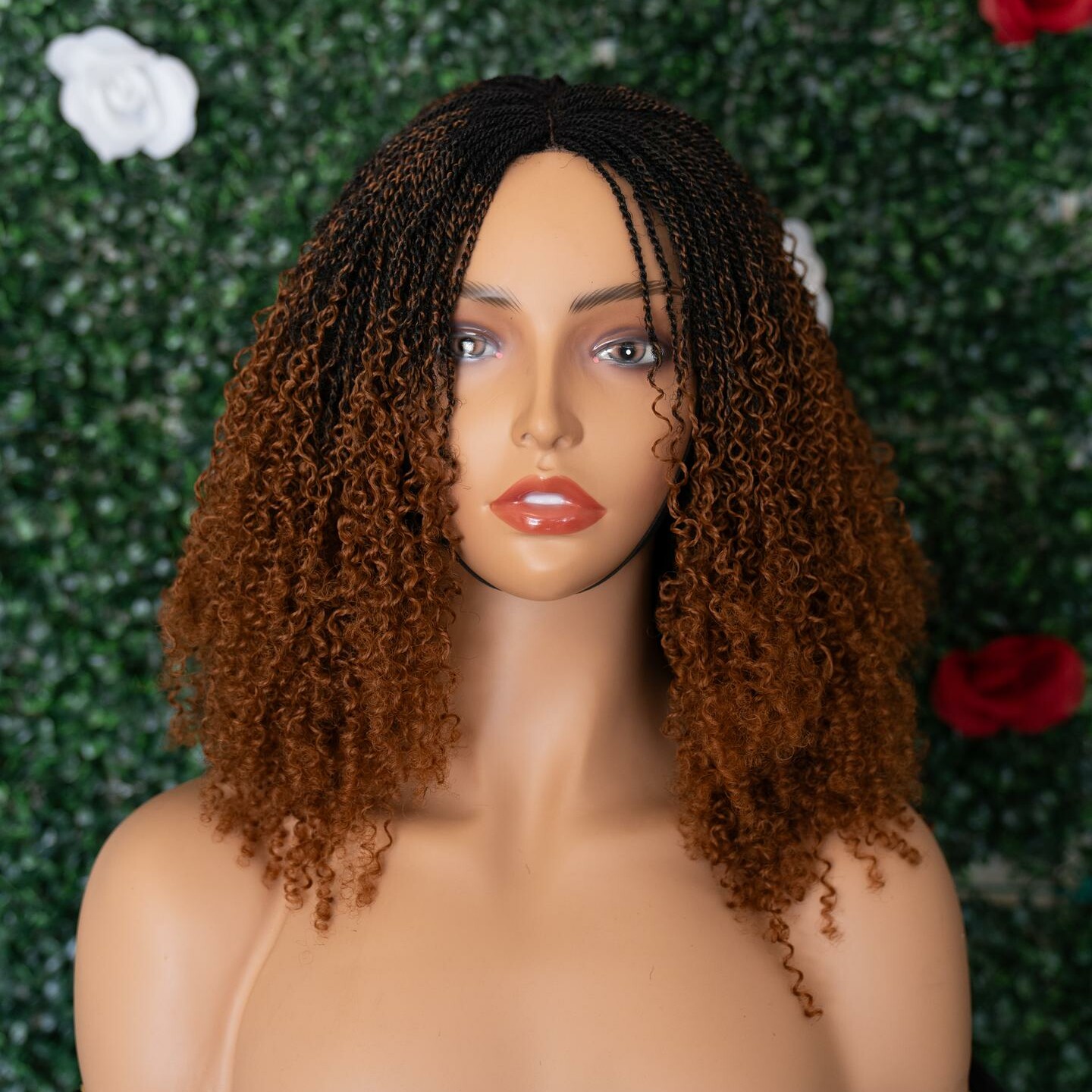 Braided micro twist wig